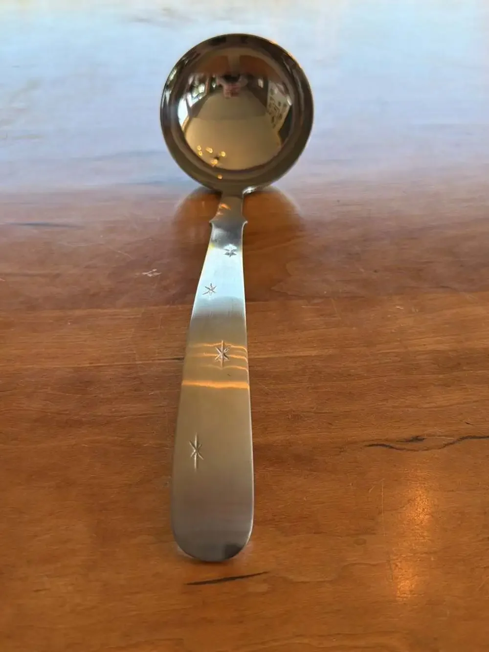 Vintage Nasco Star Sapphire Stainless Steel Soup Ladle Japan